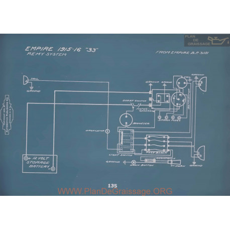 Empire 33 Schema Electrique 1915 1916 V2