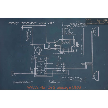 Empire 33 Schema Electrique 1916