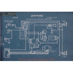 Empire 45 6volt Schema Electrique 1916 Autolite