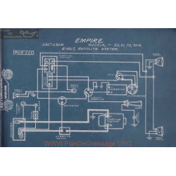 Empire 50 51 70 70a 6volt Schema Electrique 1917 1918 Autolite