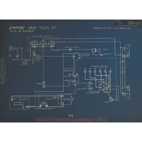 Empire 60 Schema Electrique 1916autolite