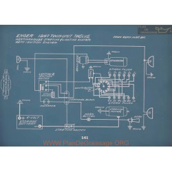 Enger Twin Unit Twelve Schema Electrique 1916 1917 V2