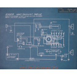 Enger Twin Unit Twelve Schema Electrique 1916 1917