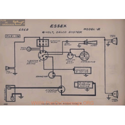 Essex A 6volt Schema Electrique 1919 Delco V2