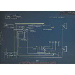 Essex A Schema Electrique 1920 Delco