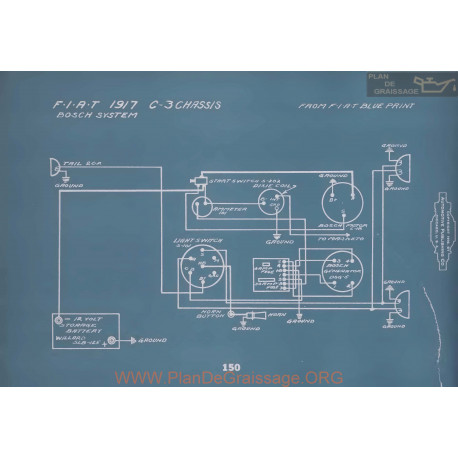 Fiat C3 Bosch Schema Electrique 1917 V2