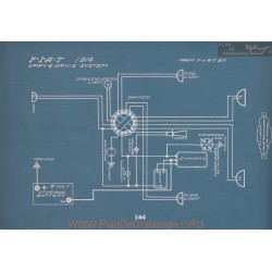 Fiat Gray Davis Schema Electrique 1914