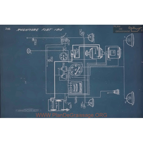 Fiat Schema Electrique 1915