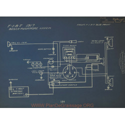 Fiat Schema Electrique 1917 Bosche Rushmore