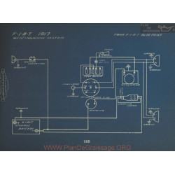 Fiat Schema Electrique 1917 Westinghouse