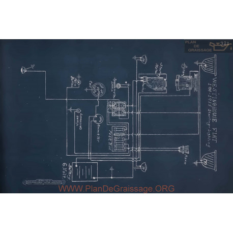 Fiat Starting Lighting Schema Electrique 1914 1915