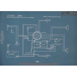 Fiat Westinghouse Lighting Schema Electrique 1914 V2