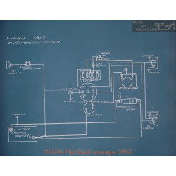 Fiat Westinghouse Schema Electrique 1917