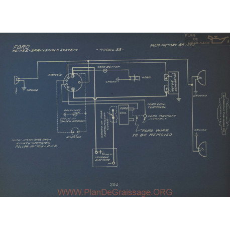 Ford 33 Schema Electrique Heinze Springfiels