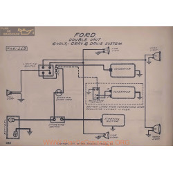 Ford 6volt Schema Electrique Double Unit Gray & Davis