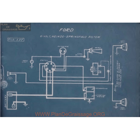 Ford 6volt Schema Electrique Heinze Springfield