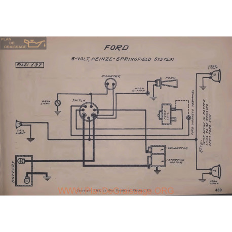 Ford 6volt Schema Electrique Heinzez Springfield