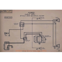 Ford 6volt Schema Electrique Single Unit Gray & Davis
