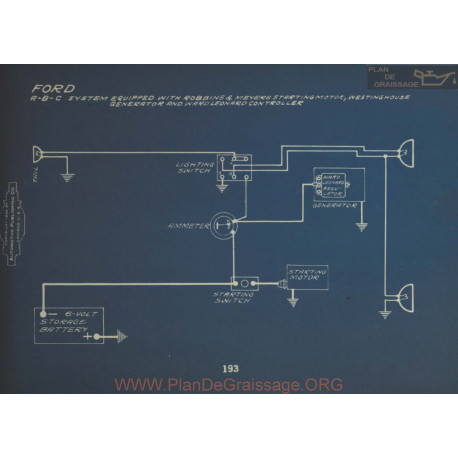 Ford A B C Schema Electrique Robbins Meyers