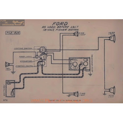 Ford As Used Before 12volt Schema Electrique 1917 Fisher