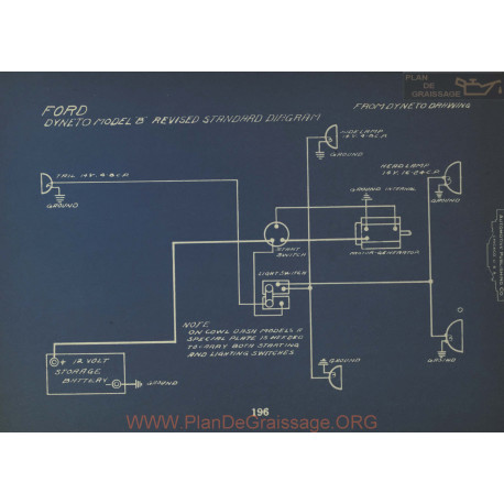 Ford B Schema Electrique Dyneto