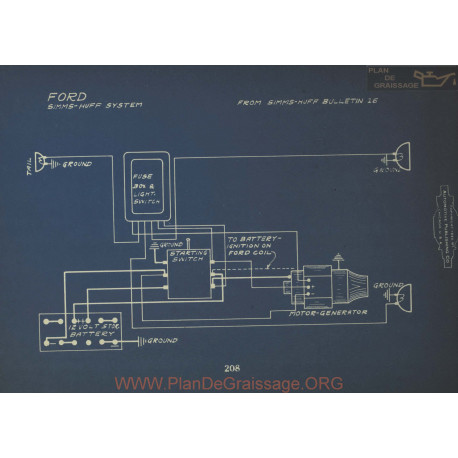 Ford Bulletin 16 Schema Electrique Simms Huff