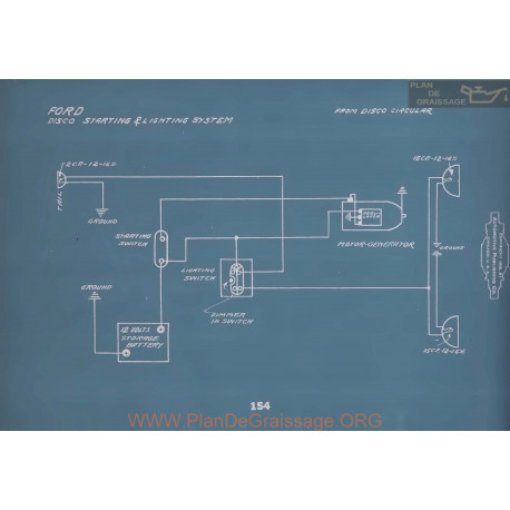 Ford Disco Starting Lighting Schema Electrique
