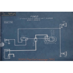 Ford Early 12volt Schema Electrique Disco Single