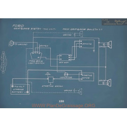 Ford Gray & Davis Two Unit Schema Electrique