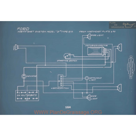 Ford North East 1210 Schema Electrique