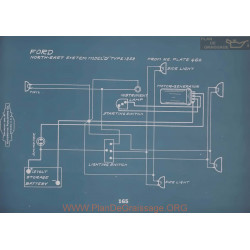 Ford North East 1252 Schema Electrique