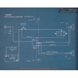 Ford Single Unit Gray & Davis Schema Electrique