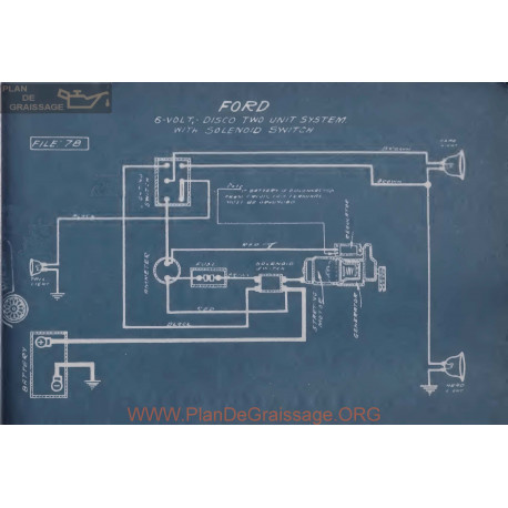 Ford Solenoid Switch 6volt Schema Electrique Dico Two Unit