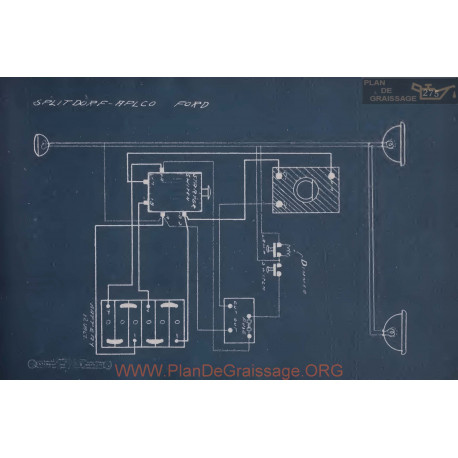 Ford Splitdorf Aplco Schema Electrique