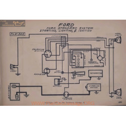 Ford Standard Schema Electrique Starting Lighting Ignition
