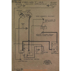 Ford T Schema 1918 Heinze Springfiels