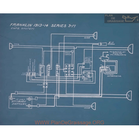 Franklin 3m Schema Electrique 1913 1914