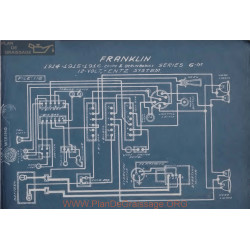 Franklin 6m Coupe Berlin Bidies 12volt Schema Electrique 1914 1915 1916 Entz