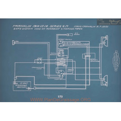 Franklin 6m Runabout Touring Schema Electrique 1914 1915 1916 V2