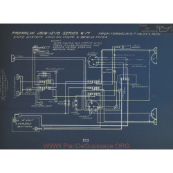 Franklin 6m Schema Electrique 1914 1915 1916 Entz