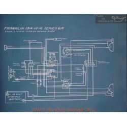 Franklin 6m Sedan Schema Electrique 1914 1915 1916