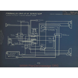 Franklin 6m Sedanschema Electrique 1914 1915 1916 Entz