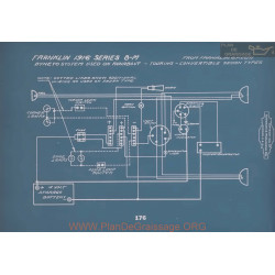 Franklin 8m Touring Runabout Schema Electrique 1916