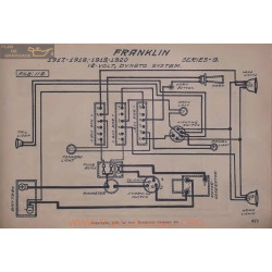 Franklin 9 12volt Schema Electrique 1917 1918 1919 1920 Dyneto