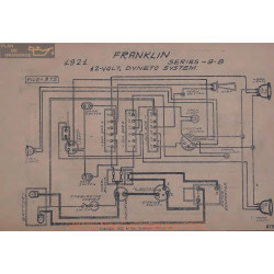Franklin 9b 12volt Schema Electrique 1921 Dyneto