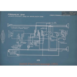 Franklin Berliner Schema Electrique 1916