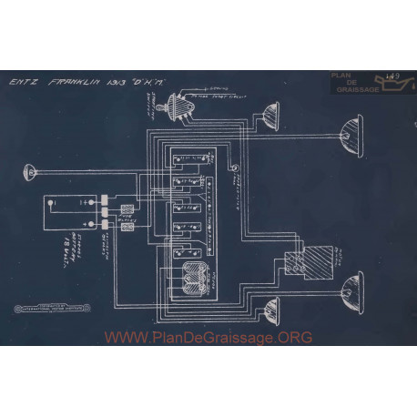 Franklin Dhm Schema Electrique 1913