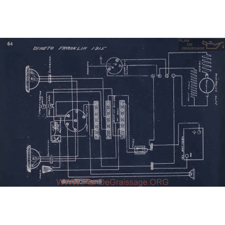 Franklin Schema Electrique 1915