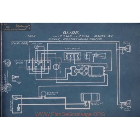 Glide 30 6volt Schema Electrique 1915 Westinghouse V5