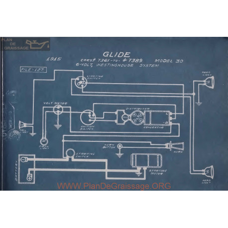 Glide 30 6volt Schema Electrique 1915 Westinghouse